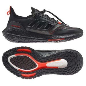 adidas Men’s Ultraboost 21 Gore-Tex Running Shoes Black Carbon Solar Red Sz 7.5